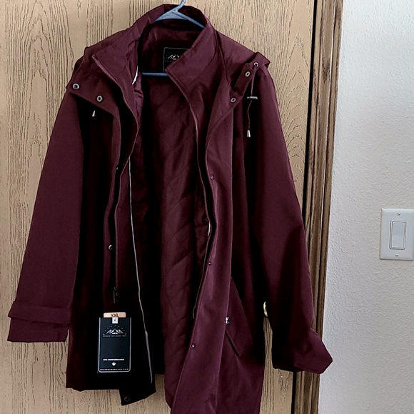 HFX Jackets & Blazers - Womens HFX NWT Burgundy Jacket XXL